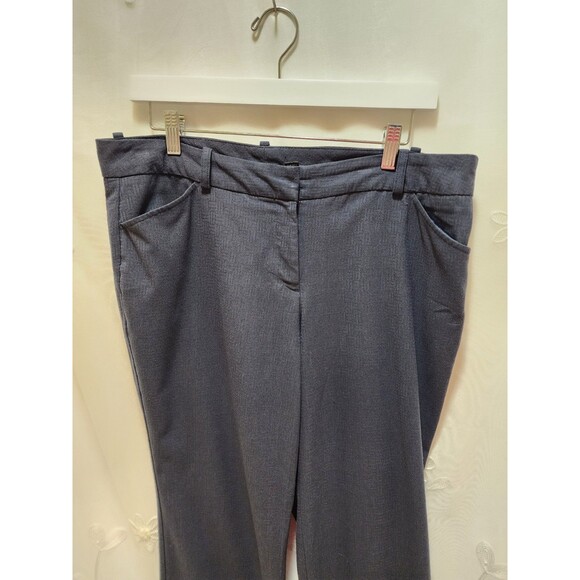 WORTHINGTON WOMENS P12 DARK BLUE LINE PANTS MODERN FIT SLACKS CAREER BUISNESS - Picture 6 of 16